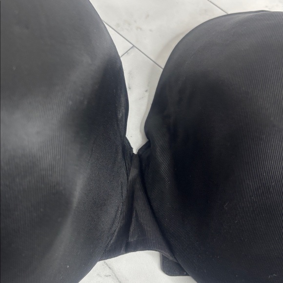 NWOT Cacique Lane Bryant Womans Full Coverage Bra Black Smooth UNDERWIRE 38H - Picture 2 of 9